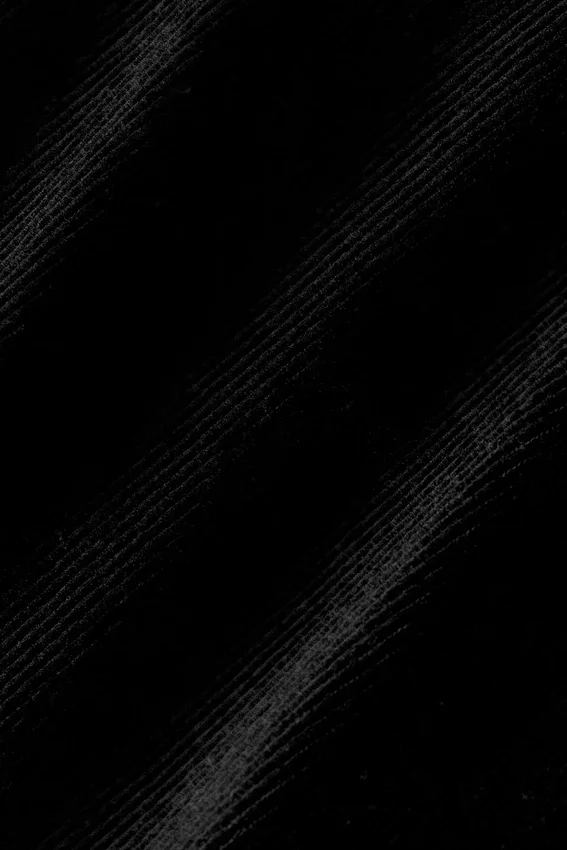 Micro-corduroy Dreamer-bh – Zwart