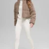 Micro-corduroy Dreamy Puffer - Chai Latte