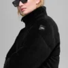 Micro-corduroy Dreamy Puffer - Zwart