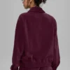 Micro-corduroy ‘On Duty’-jas – Bordeauxrood