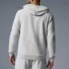 Micro Waffle Fast Break-hoodie - Athletic Heather Grey