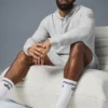 Micro Waffle Fast Break-hoodie - Athletic Heather Grey