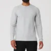 Micro Waffle Fast Break T-shirt met lange mouwen - Athletic Heather Grey