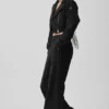 Mid-Rise Cosmopolitan Snap-broek - Zwart