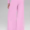 Mid-rise Dreamlight rechte broek - Candy Heart Pink