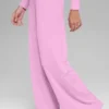 Mid-rise Dreamlight rechte broek - Candy Heart Pink