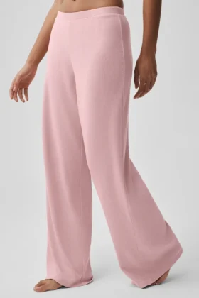 Mid-Rise Dreamlight rechte broek – Vintage Pink
