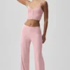 Mid-Rise Dreamlight rechte broek - Vintage Pink
