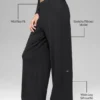 Mid-Rise Dreamlight Straight-broek - Zwart