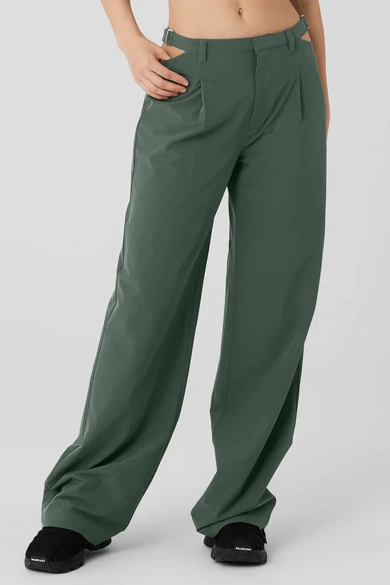 Mid-Rise Showdown-broek - Dark Cactus
