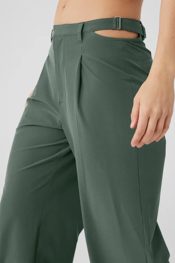 Mid-Rise Showdown-broek - Dark Cactus