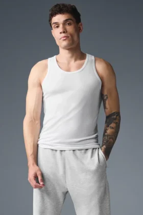 Modal Rib Tanktop voor dagelijks gebruik - Wit
