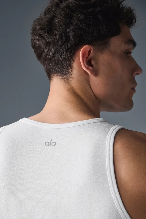 Modal Rib Tanktop voor dagelijks gebruik - Wit