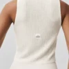Mouwloze top van Sweater Knit Unwind - Ivoor