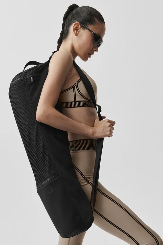 Multifunctionele yogamat-tas - Zwart