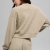 Muse-trui met ronde hals - Gravel Heather