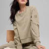 Muse-trui met ronde hals - Gravel Heather