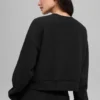 Muse trui met ronde hals - Zwart