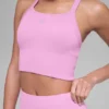 Naadloze geribbelde Favorite Bra-tanktop - Candy Heart Pink