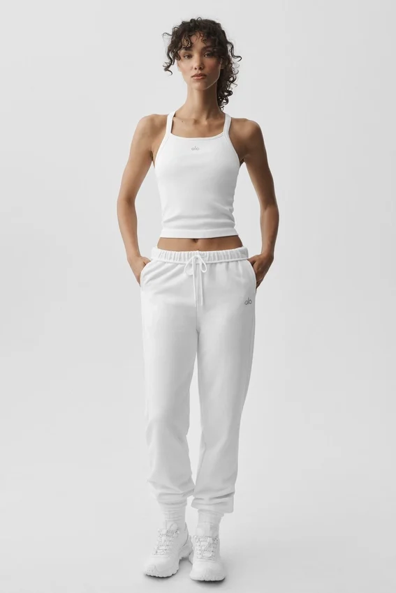 Naadloze geribbelde Favorite Bra-top - Wit