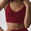 Naadloze Modal geribbelde Delight-bralette - Summer Romance Red