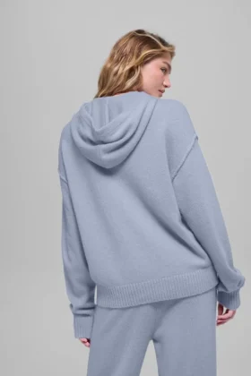New Class-hoodie van wol en kasjmier – Winter Frost