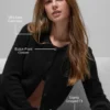 New Class kort vest van wol en kasjmier - Zwart