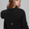 New Class kort vest van wol en kasjmier - Zwart
