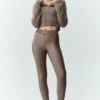 Northstar-polo van kasjmier - Alpine Cocoa Heather