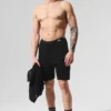 Open-Knit Korte broek - Zwart