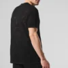 Open-Knit Polo - Zwart