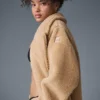 Oversized Sherpa-trenchcoat - Camel