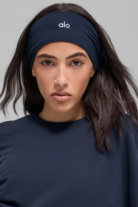 Performance Conquer-haarband - Marineblauw