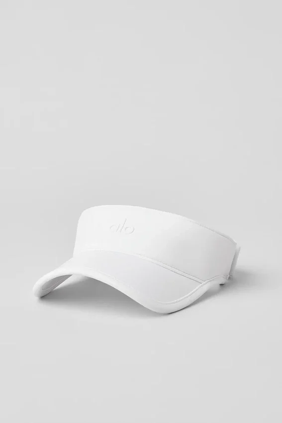 Performance Eclipse-zonneklep - Wit/Wit