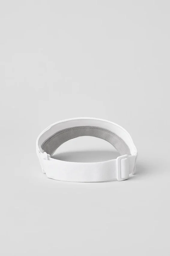 Performance Eclipse-zonneklep - Wit/Wit