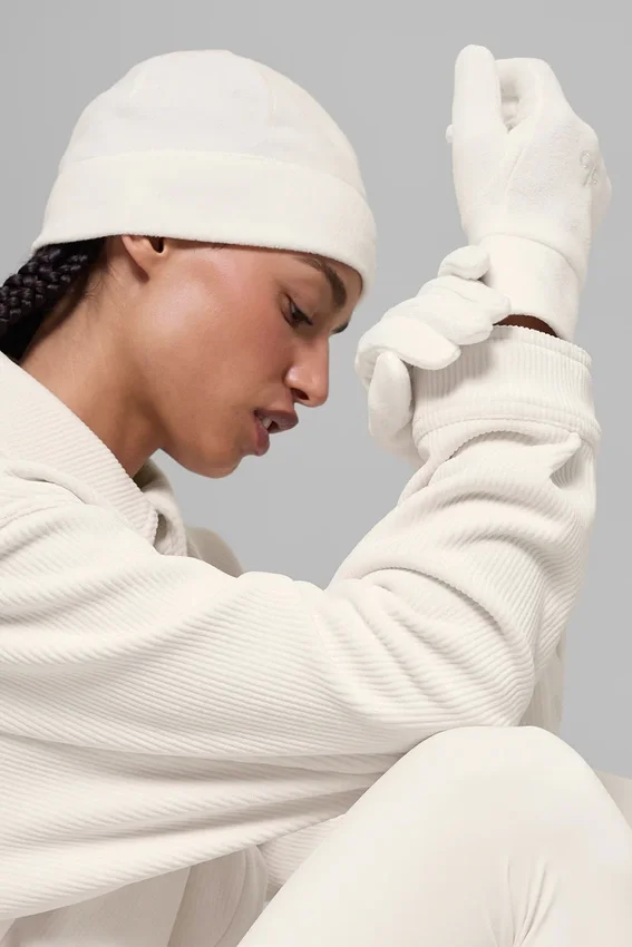 Performance Fleece-handschoen - Ivoor/Ivoor