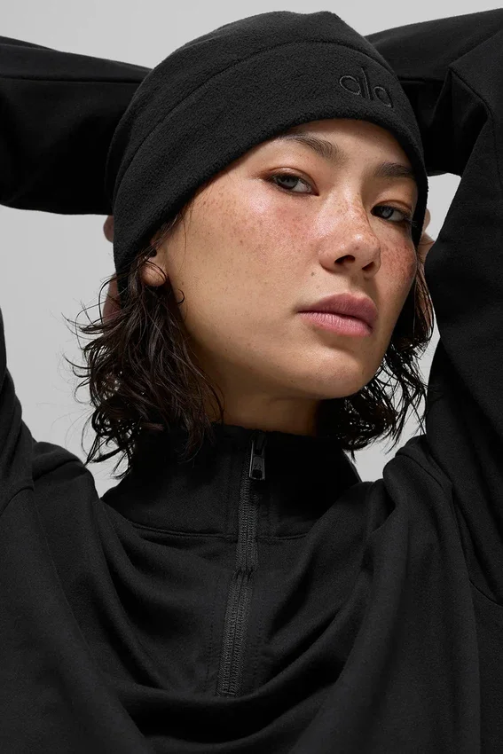 Performance fleece muts - Zwart/Zwart