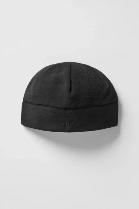 Performance fleece muts – Zwart/Zwart