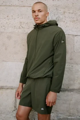 Performance On-The-Go-jas - Green Olive