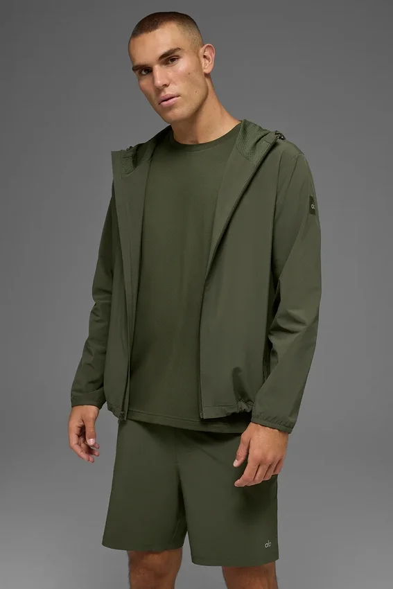 Performance On-The-Go-jas - Green Olive