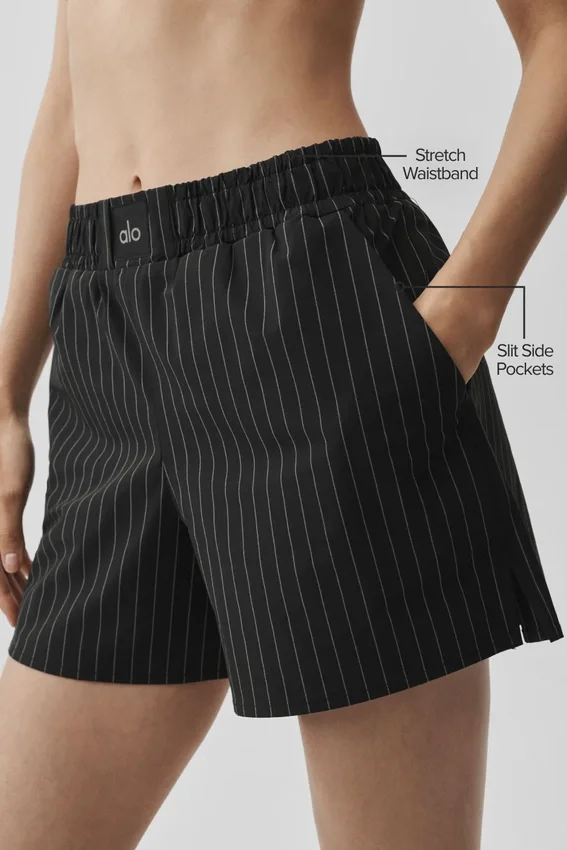Pinstripe Daylight korte broek - Zwart/Titanium