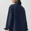 Pinstripe Daylight overhemd met lange mouwen - Marineblauw/Ivoor