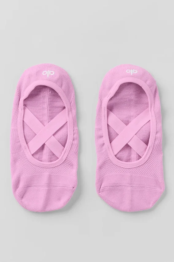 Pivot Barre-sok voor dames - Candy Heart Pink