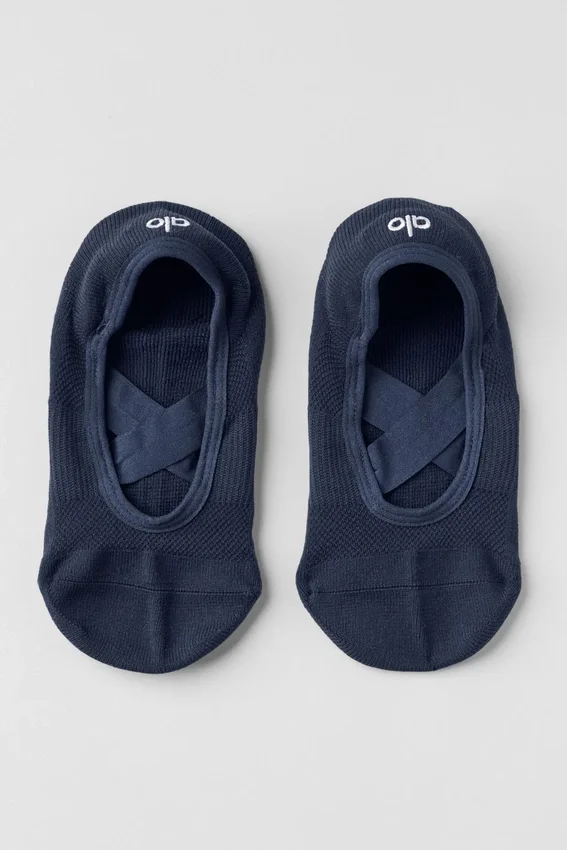 Pivot Barre-sok voor dames - Marineblauw
