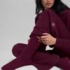 Plush Lush-sokken voor dames – Bordeauxrood