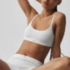 Pointelle-trui Be Mine-bh – Semi-transparant wit