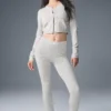 Pointelle-trui Be Mine-vest - Lichtgrijs gemêleerd