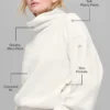Polar Fleece Hazy-trui - Ivoor