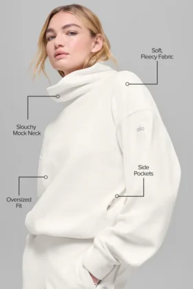 Polar Fleece Hazy-trui – Ivoor