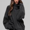 Polar Fleece Hazy-trui - Zwart
